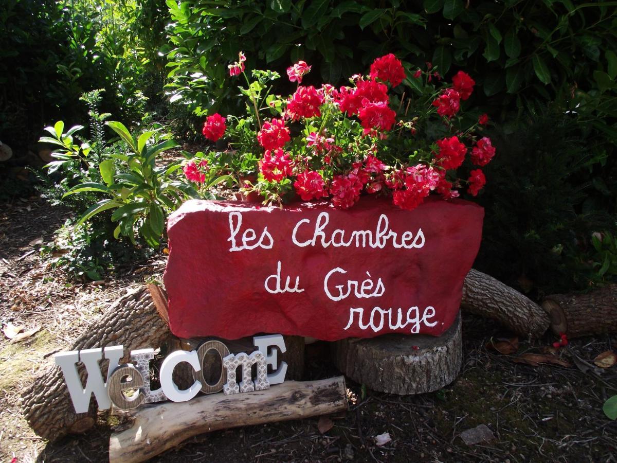Chambres Du Gres Rouge De Beauval Exteriör bild